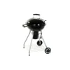 DKD HOME DECOR - Barbecue à charbon avec couvercle et roulettes noir métal plastique rectangulaire 52,4 x 59 x 91,6 cm