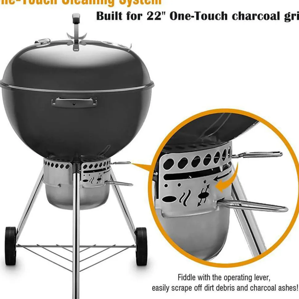 DOWNYPAWS - Kit de nettoyage one-touch pour barbecue weber 18-1/2"