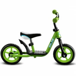 Draisienne velo avec repose-pieds - vert - skids control