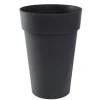 EDA - Pot de fleur rond toscane ø 46 x h.65 cm - anthracite