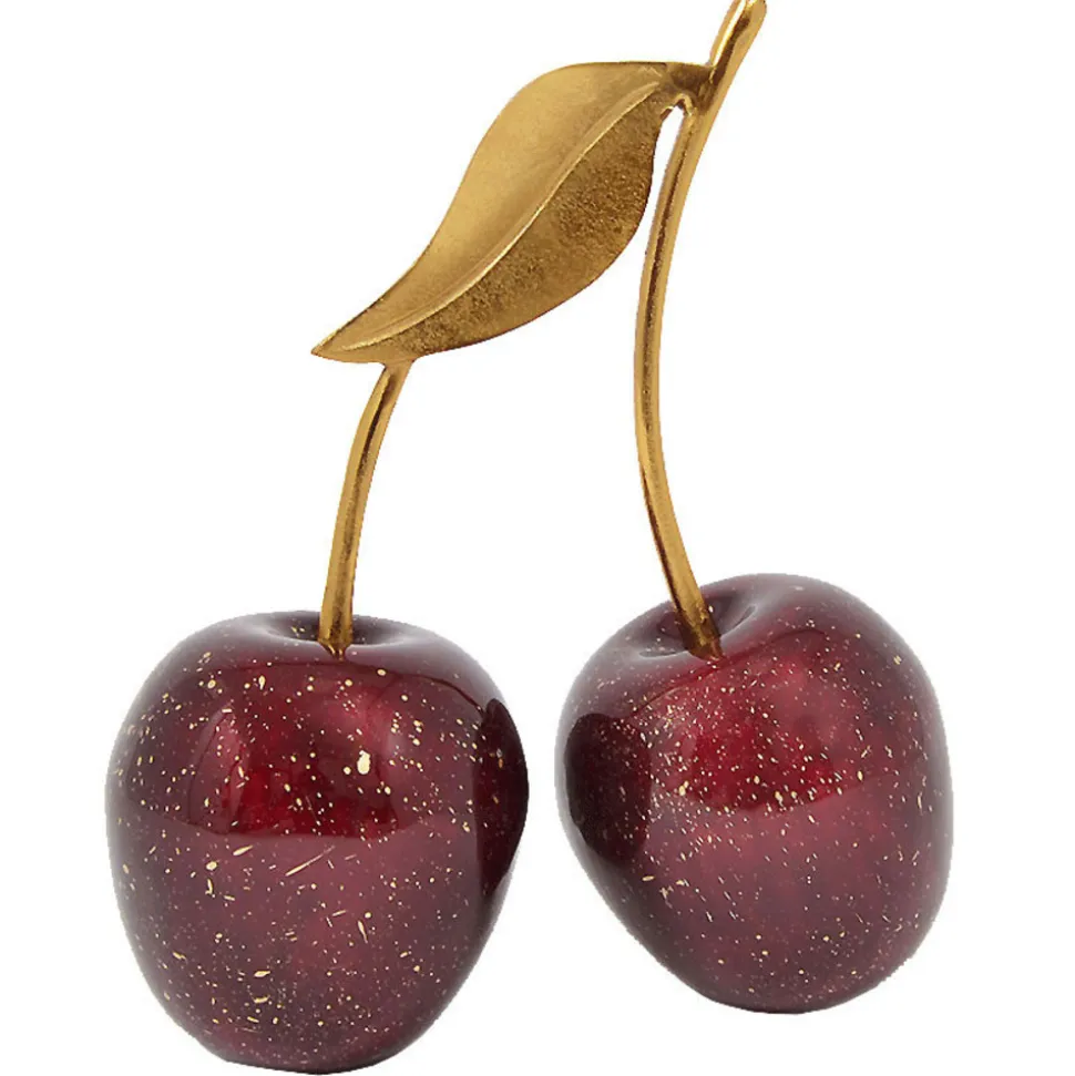 EDELWEISS - Cerise double diana bordeaux aluminium 21x14x41cm