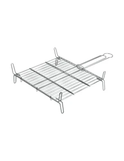 EDM - Double grille chromée - 25x25 cm
