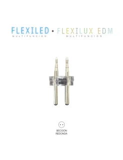EDM - Picot de connexion tube flexilux/flexiled 13mm 2 voies edm