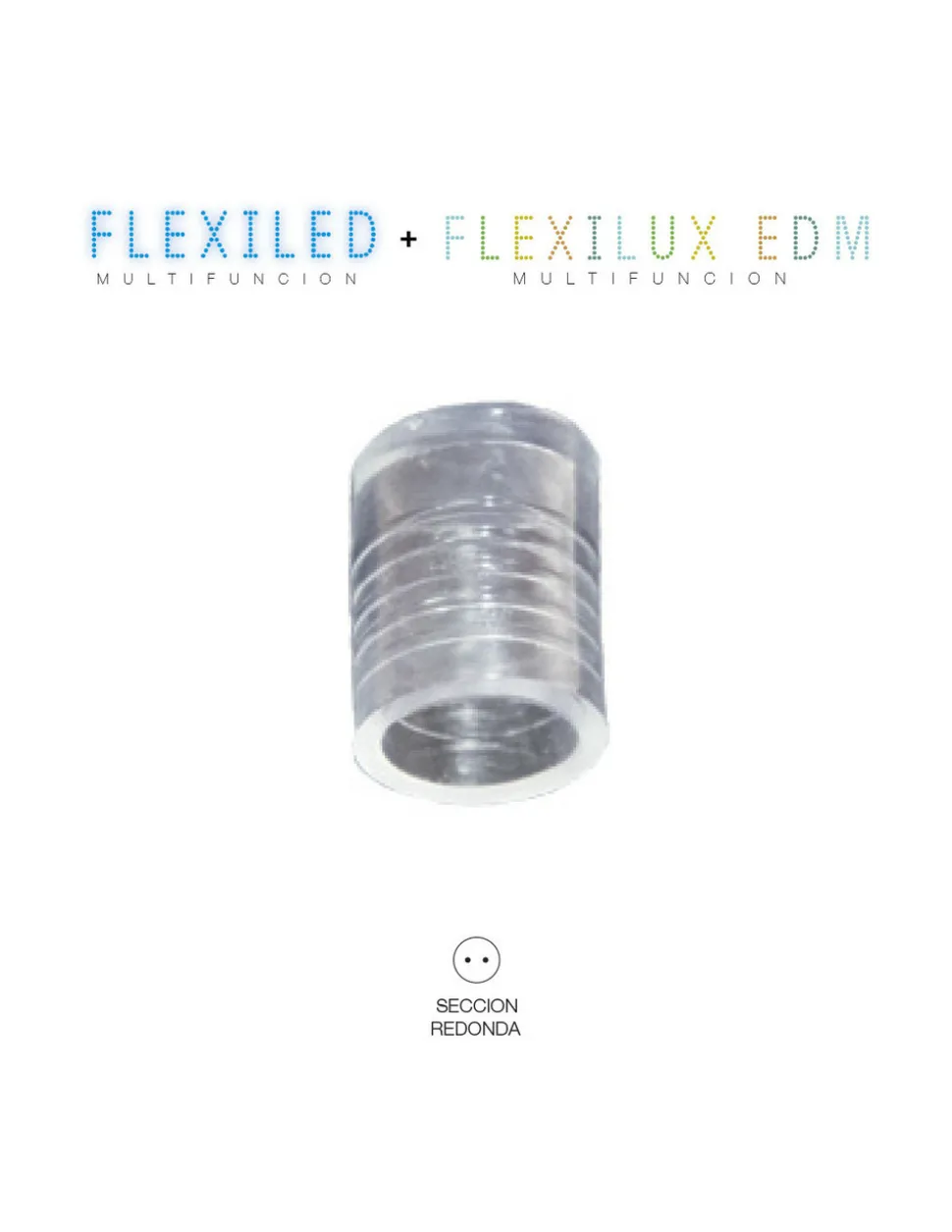 EDM - Protection du tube led flexilux/flexiled 13mm edm