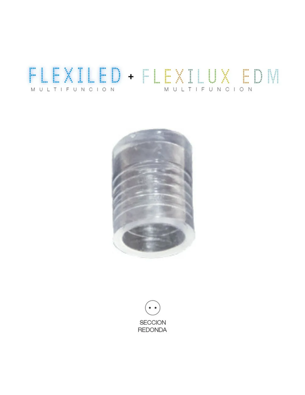 EDM - Protection du tube led flexilux/flexiled 13mm edm