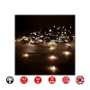 EDM - Rideau icicle easy-connect 2x0,5m 12 bandes blanc chaud 30v (usage int. Ext.) edm total 0,72w