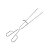 EDM - Sauvic 04476 pince à barbecue en acier inoxydable, grise, 45x9x1,4 cm