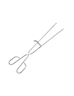 EDM - Sauvic 04476 pince à barbecue en acier inoxydable, grise, 45x9x1,4 cm