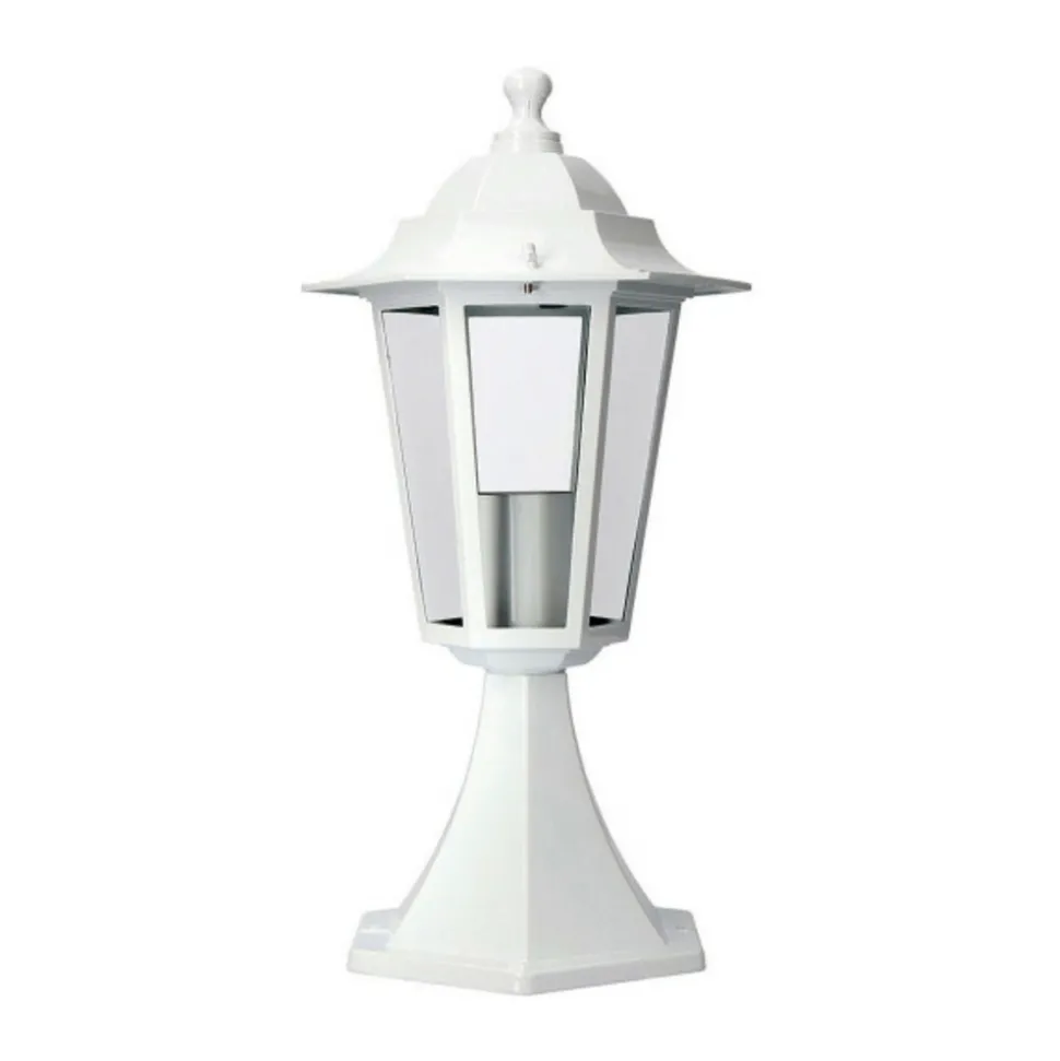 EDM PRODUCT - Lanterne edm 73404 zurich blanc 60 w e27 16 x 40 cm aluminium