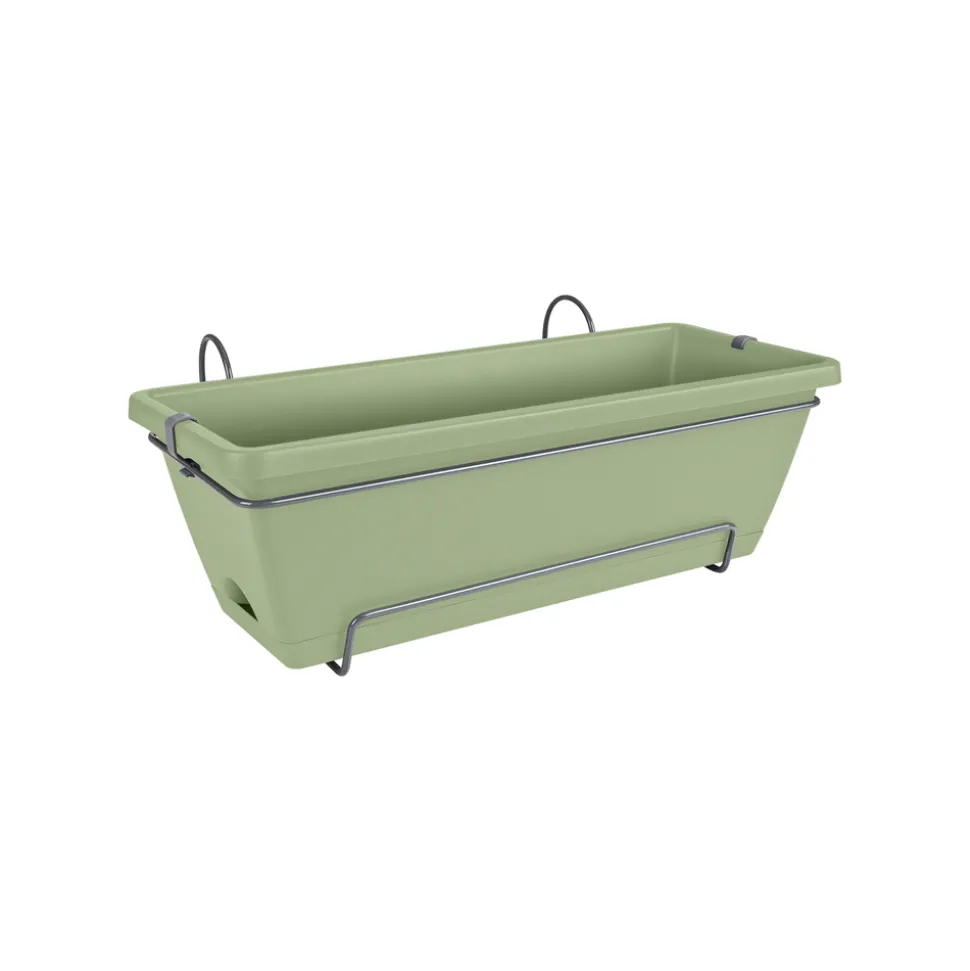 ELHO - Jardinière Barcelona 50 Allin1 - Vert pistache L.49.5x27.5xH.18.5cm
