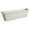 ELHO - Jardinière d'extérieur en plastique Noa - Gris chaud taille L 65cm