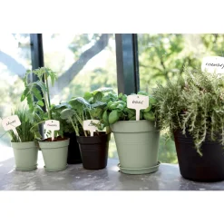 ELHO - Pot de culture Green Basic vert pierre - D.13cm