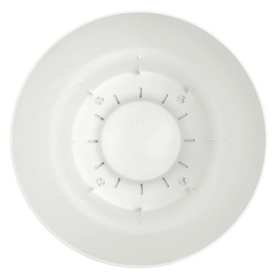 ELHO - Pot de fleurs Greenville Rond 16 - Blanc - Ø16xH.15,3cm