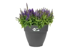 ELHO - Pot de fleurs rond vibia - plastique réservoir - ø 47 - blanc