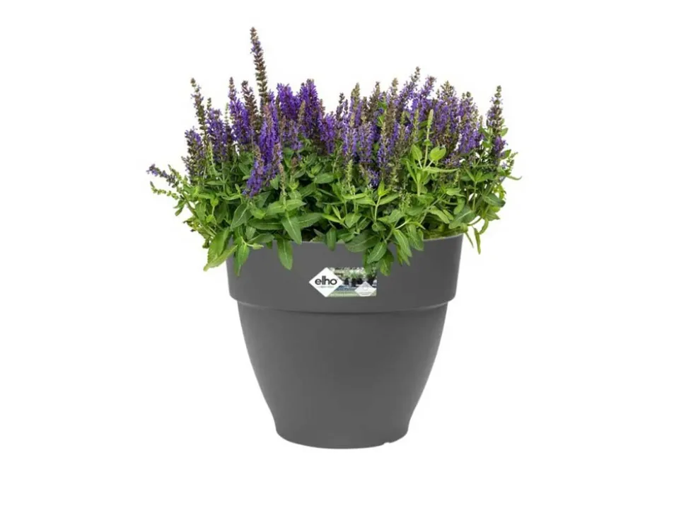 ELHO - Pot de fleurs rond vibia - plastique réservoir - ø 47 - blanc