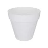 ELHO - Pot Loft sur roues + réservoir en plastique injecté blanc - 26,2x29 cm
