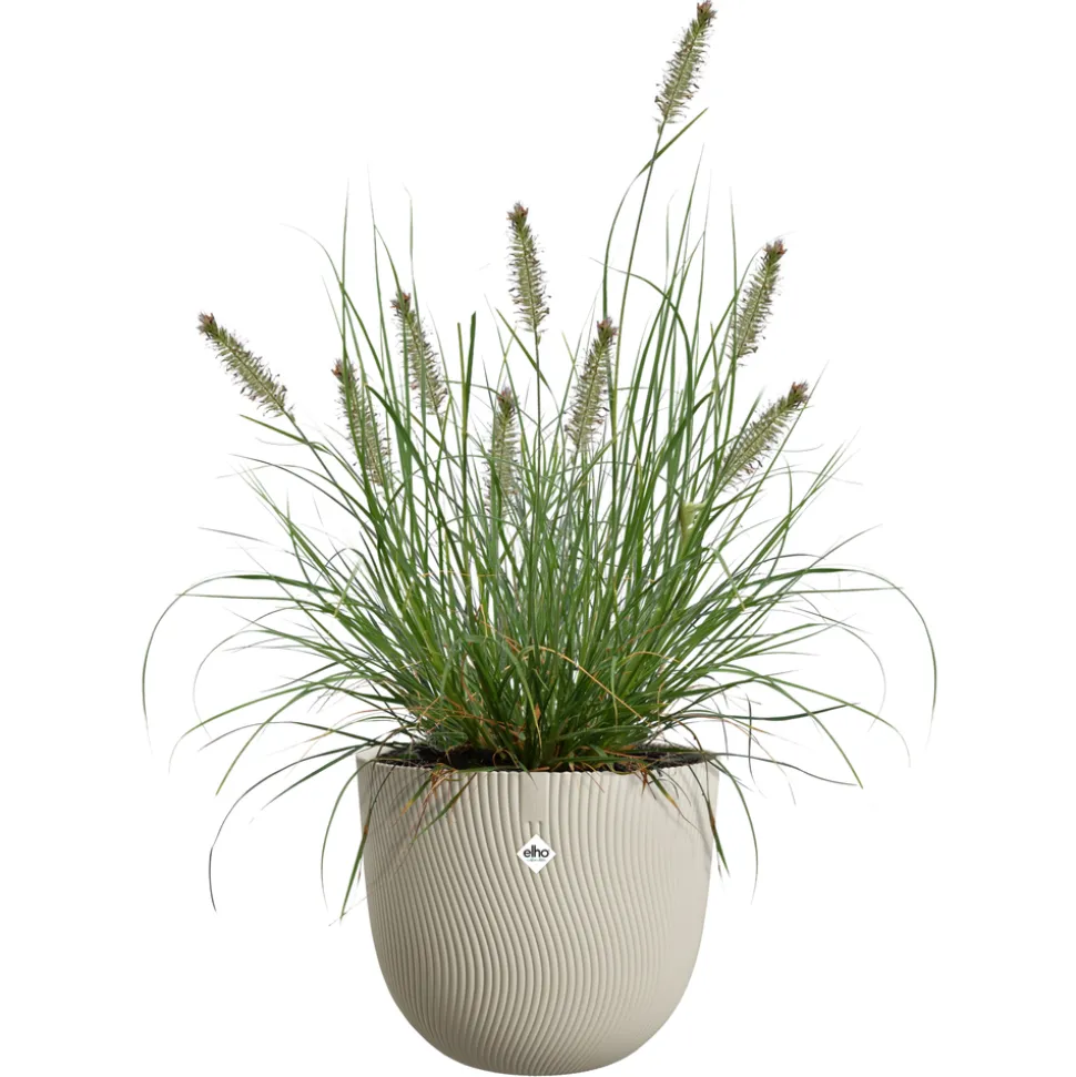 ELHO - Pot Sereh rond, coloris beige champignon - D.29,5xH.25,3cm