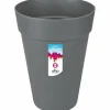ELHO GIVE ROOM TO NATURE - Pot de fleur plastique rond loft urban gris anthracite ø 34 x 45,6 cm 23 l