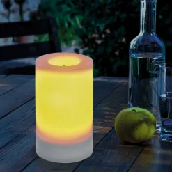 ESOTEC - Bougie solaire led mila 7,5x12cm lumière vacillante lumière de bougie résistante aux intempéries 102232