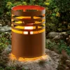 ESOTEC - Esotec foyer solaire rouillé ottawa ⌀22cm ip44 résistant aux intempéries outdoor 102380