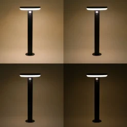 ESOTEC - Esotec lampe solaire pour l'extérieur arezzo pir lifepo4-accu résistant aux intempéries metal 102742