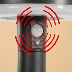 ESOTEC - Esotec lampe solaire pour l'extérieur arezzo pir lifepo4-accu résistant aux intempéries metal 102742