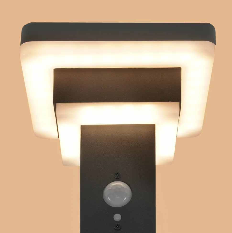 ESOTEC - Esotec lampe solaire pour l'extérieur lucca pir 3 modes de fonctionnement ip44 résistant aux intempéries 102761