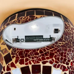 ESOTEC - Esotec lampe solaire pour l'extérieur brillant mosaïque verre brisé lampe de table ip44 102066