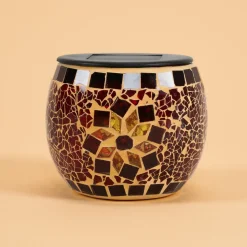 ESOTEC - Esotec lampe solaire pour l'extérieur brillant mosaïque verre brisé lampe de table ip44 102066
