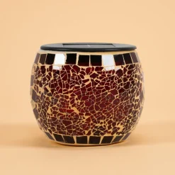ESOTEC - Esotec lampe solaire pour l'extérieur brillant mosaïque verre brisé lampe de table ip44 102066