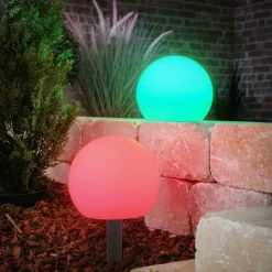 ESOTEC - Esotec set de boules solaires d'ambiance avec télécommande ⌀20cm résistant aux intempéries 102911