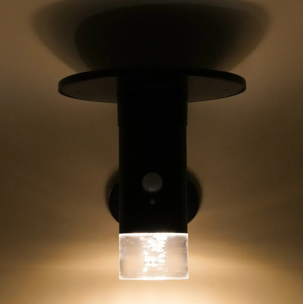 ESOTEC - Esotec solar applique murale biella avec détecteur de mouvement metal ip44 outdoor 102749
