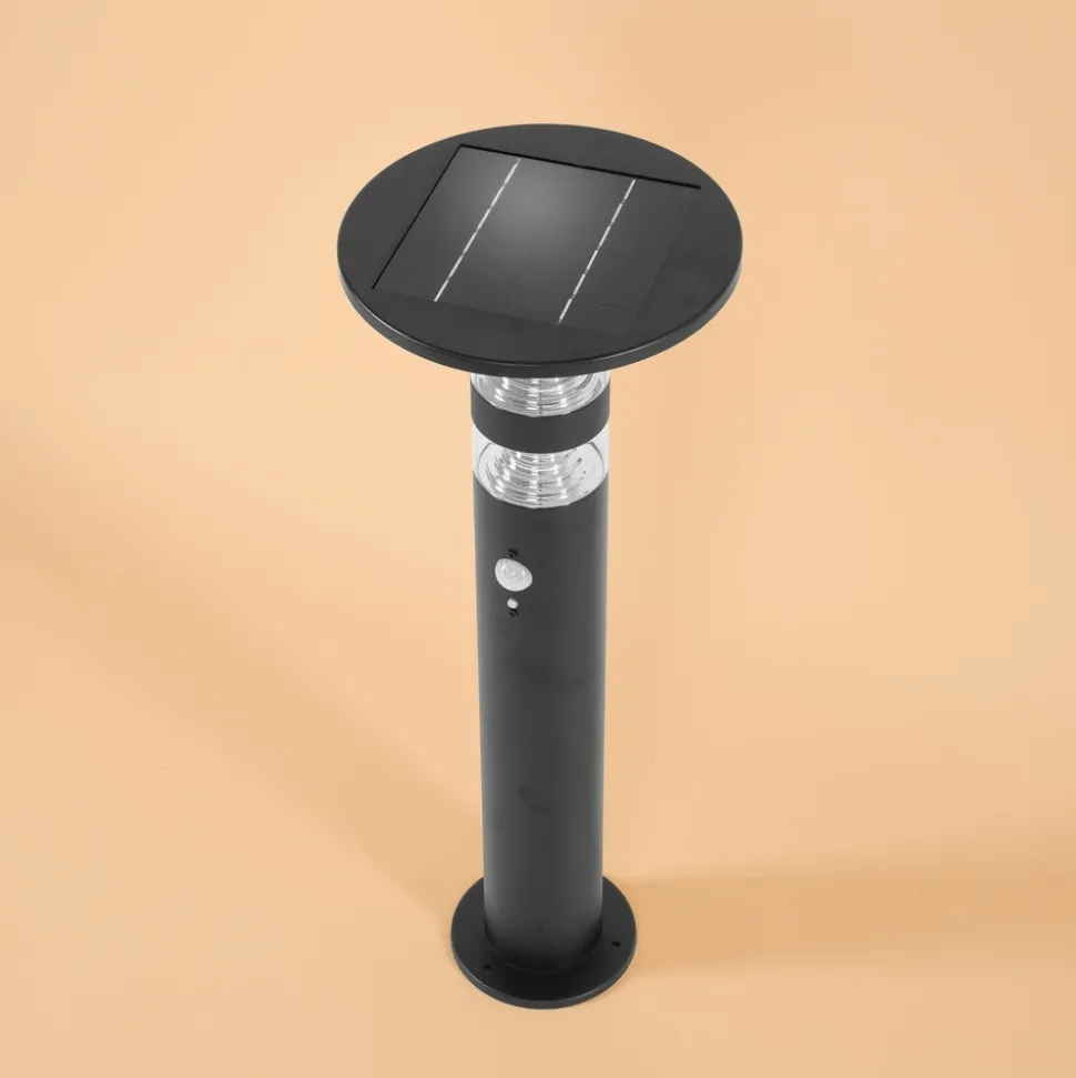ESOTEC - Esotec solar extérieur pir lampe sur pied casoli 55 cm noir ip44 résistant aux intempéries 102747