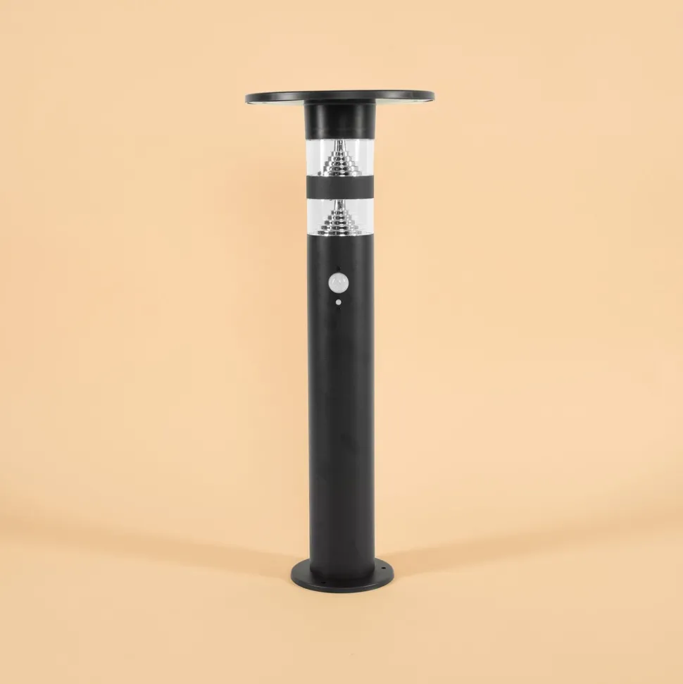 ESOTEC - Esotec solar extérieur pir lampe sur pied casoli 55 cm noir ip44 résistant aux intempéries 102747