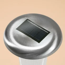 ESOTEC - Esotec solar lampe sur pied vesuv duo color h=38cm acier inoxydable metal outdoor 102067