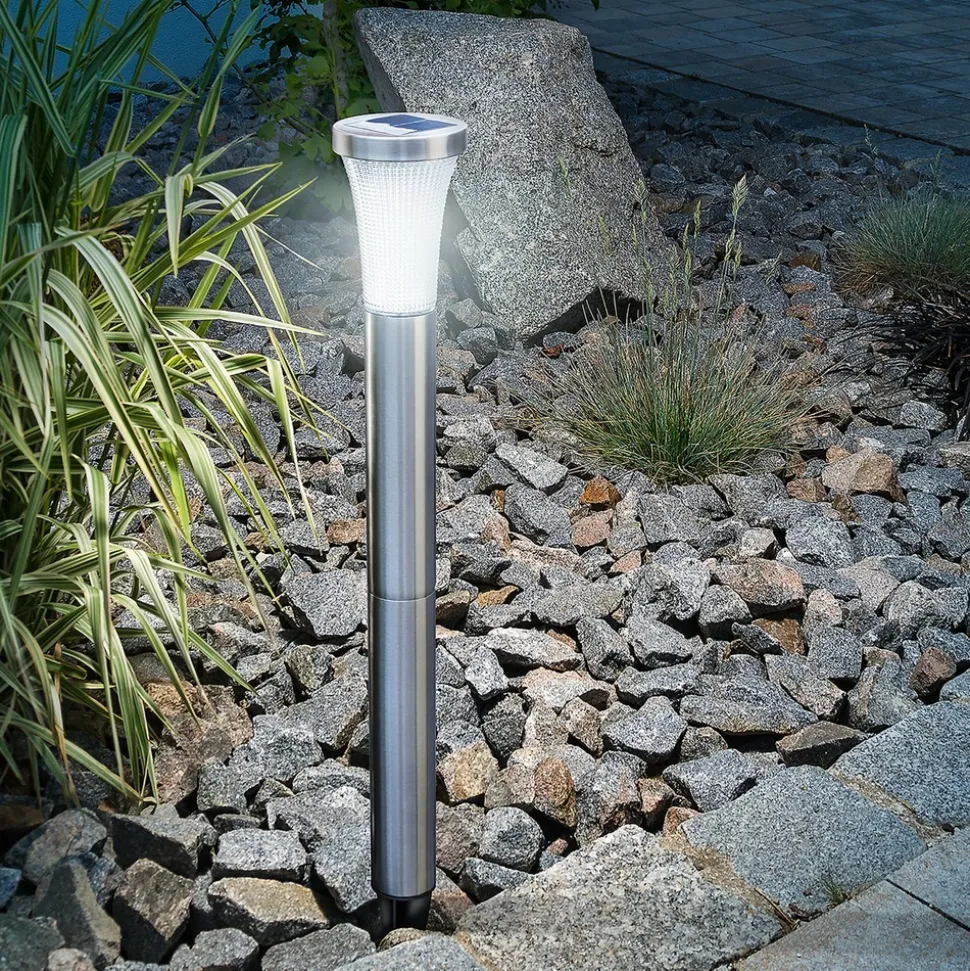 ESOTEC - Esotec solar lampe sur pied towerlight 58 cm en acier inoxydable résistant aux intempéries à l'extérieur 102603