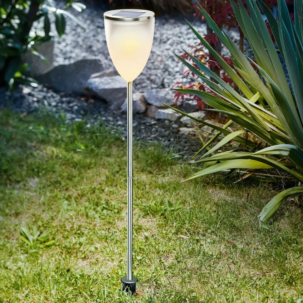 ESOTEC - Esotec solar lampe torche tropiclight duo color 59cm acier inoxydable outdoor 102607