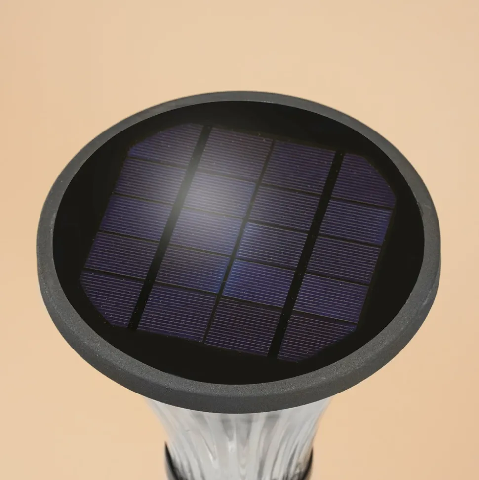 ESOTEC - Esotec solar lampe sur pied salerno 60 cm, noir résistant aux intempéries ip64 outdoor 102528