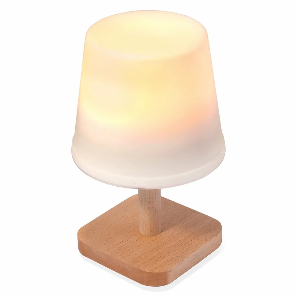 ESOTEC - Esotec solar lampe de table harmony aspect bois module solaire akku outdoor ip44 102912