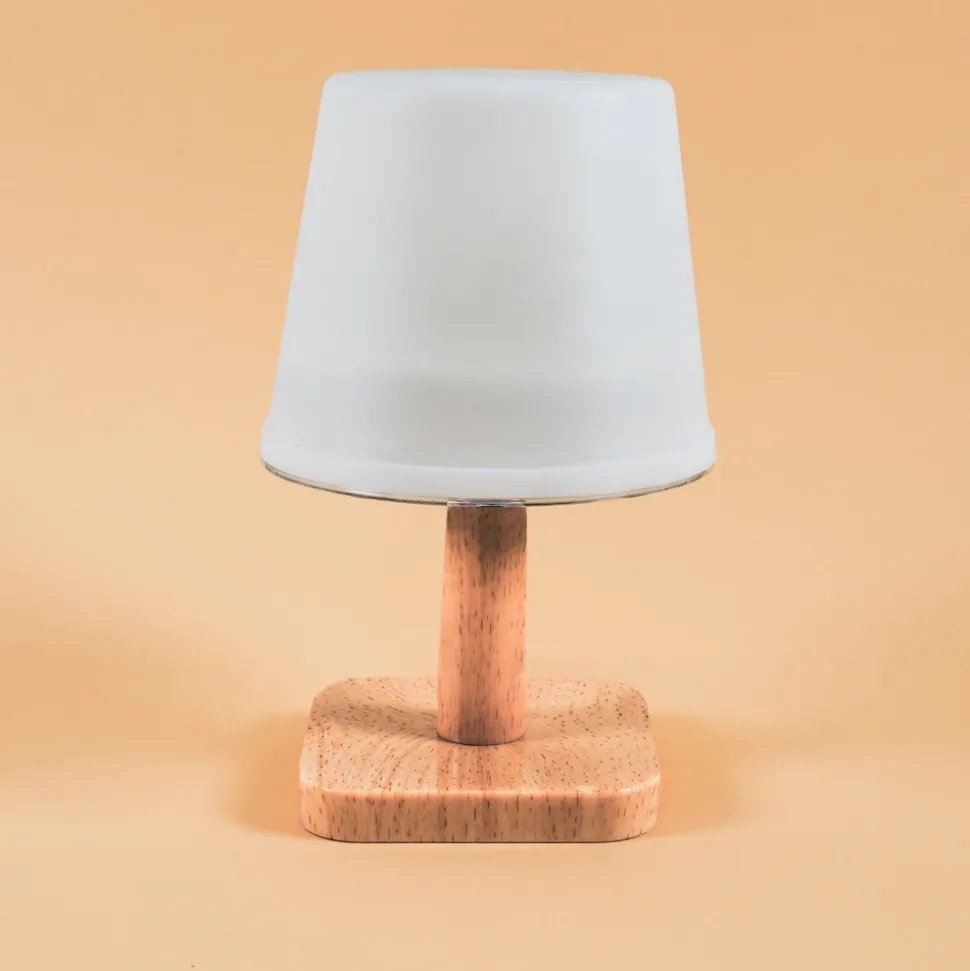 ESOTEC - Esotec solar lampe de table harmony aspect bois module solaire akku outdoor ip44 102912