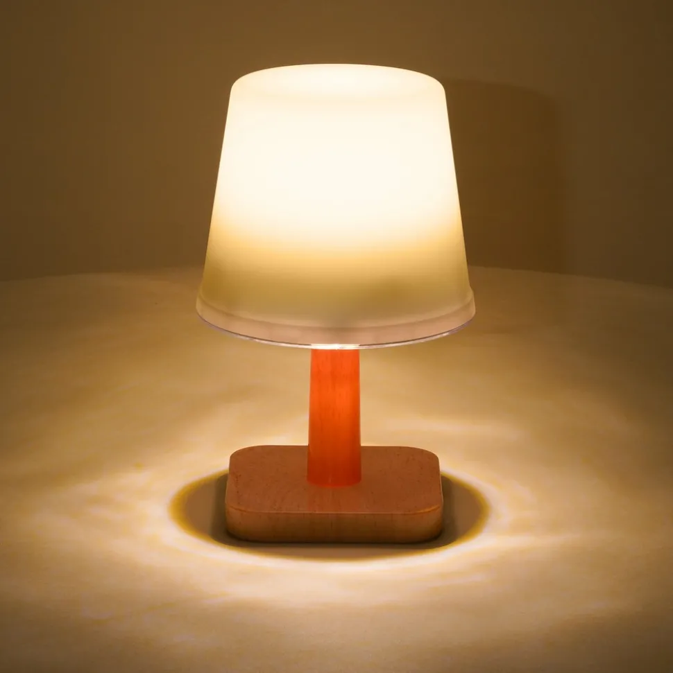 ESOTEC - Esotec solar lampe de table harmony aspect bois module solaire akku outdoor ip44 102912