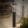 ESOTEC - Esotec solar lampe à détecteur sur pied tarano 84 cm noir résistant aux intempéries ip44 102745