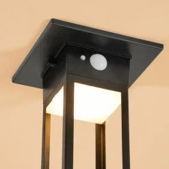 ESOTEC - Esotec solar lampe à détecteur sur pied tarano 84 cm noir résistant aux intempéries ip44 102745
