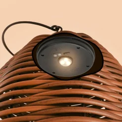 ESOTEC - Esotec solar lampe en rotin victoria 60, usb, fonction cct, poly rotin, 102279