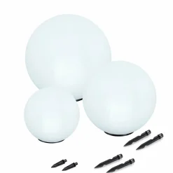 ESOTEC - Esotec solar leuchtkugel 3er set multicolor lampe boule jardin extérieur 102614