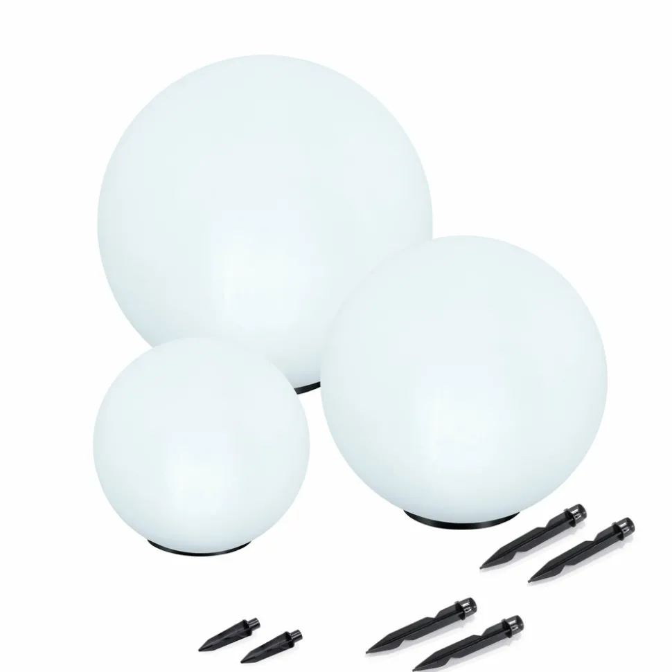 ESOTEC - Esotec solar leuchtkugel 3er set multicolor lampe boule jardin extérieur 102614