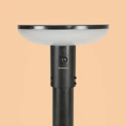 ESOTEC - Esotec solar pir lampe sur pied linus 200 max cct télécommande aluminium 102945