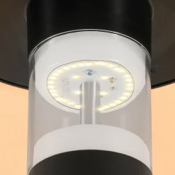 ESOTEC - Esotec solar pir lampadaire amelia 53 cm lampe solaire metal noir 102746
