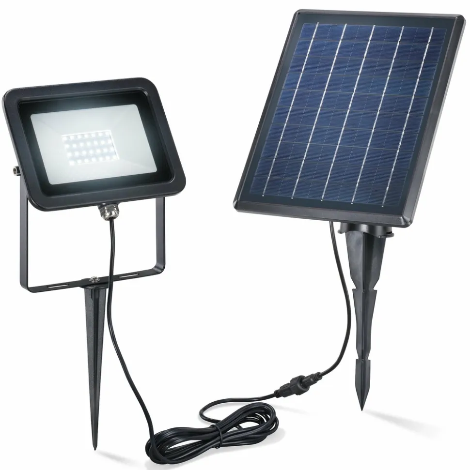 ESOTEC - Esotec solar projecteur mural et projecteur de sol power flood en blanc froid 102702