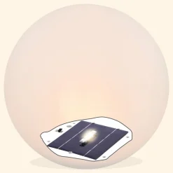 ESOTEC - Esotec solarkugel siena ⌀20cm avec télécommande 16 couleurs de lumière outdoor 102890